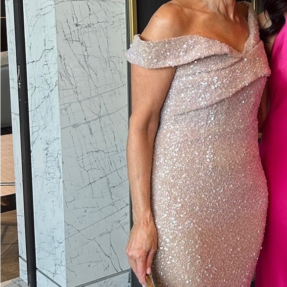 Rachel Gilbert sequin gown - Picture 4 of 5